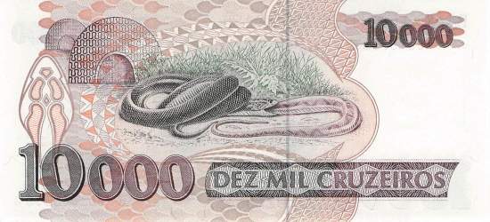 10000 Cruzeiros 1990